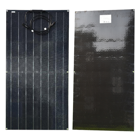 Solar Panel 100w 200w 18V Flexible Panel Solar 32PCS 3.3W Monocrystal Solar Cell 22% Charging Efficiency China Photovoltaic PV ► Photo 1/6