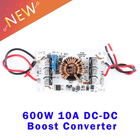 600W DC-DC Boost Converter Adjustable 10A Step Up Constant Current Power Supply Module Led Driver For Arduino Aluminum Plate ► Photo 1/6