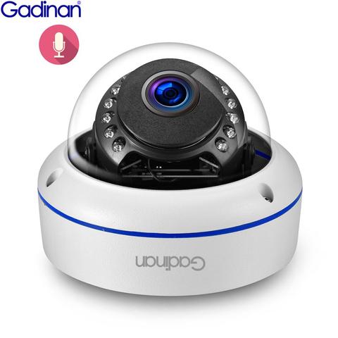 Gadinan 2592X1944P 5MP Onvif IP Camera Internal Microphone Motion Detection IR Leds Outdoor Dome Web Camera Xmeye Remote Access ► Photo 1/6