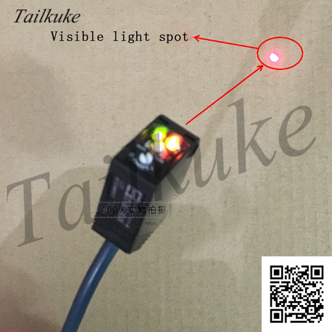 Qualitative Small Volume Square Laser Photoelectric Switch Diffuse Reflection Laser Sensor NPN PNP DC Three-wire ► Photo 1/6