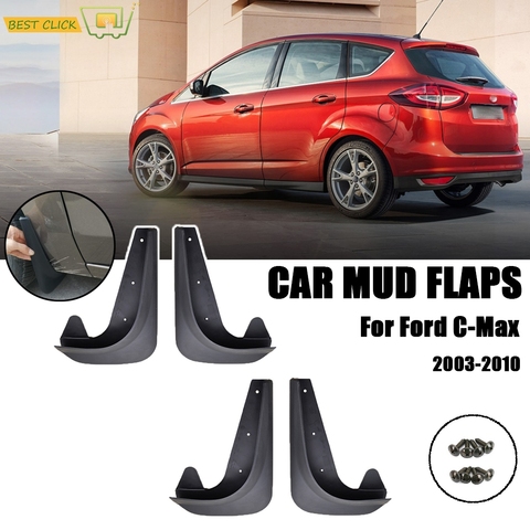 Moulded Front Rear Mudguards For Ford C-Max Focus Grand 2003 2004 2005 2006 2007 2008 2009 2010 Mud Flaps Mudflaps Splash Guards ► Photo 1/6