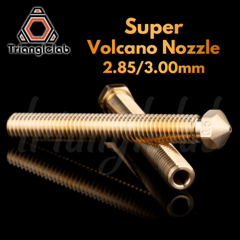 trianglelab Super Volcano Nozzle 2.85/3.0MM filament Large Flow 3D pinter for Super Volcano Hotend Large Flow brass Nozzle ► Photo 1/3