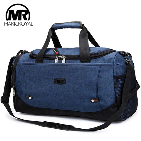 MARKROYAL Multifunctional Waterproof Men Travel Bag Anti-Theft Design Travel Duffle Large Capacity Handbag Weekend Bag Overnight ► Photo 1/6