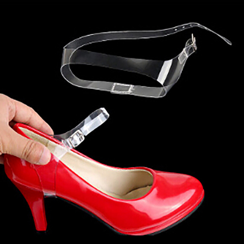 2pcs/lot Women High Heels Transparent Invisible Shoe Strings  TPU Band Ankle Straps ► Photo 1/6