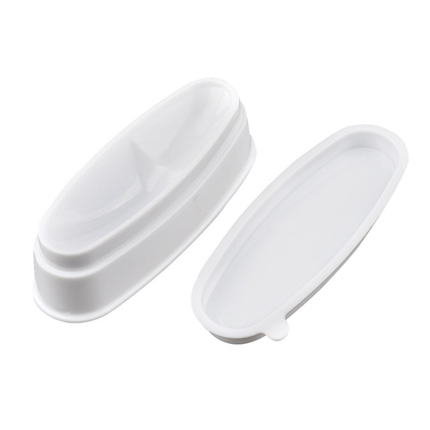 White Nail Dipping Powder French Tray PVC Manicure Mold Nail Dip Container For Nail Art Tool ► Photo 1/6