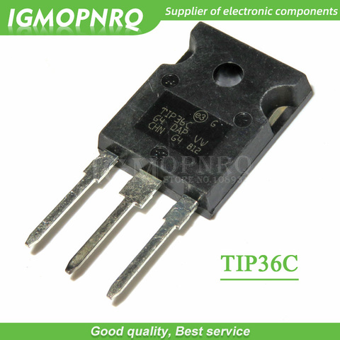 5pcs/lot TIP36C TIP36CW high  transistor TO-3P new original ► Photo 1/1