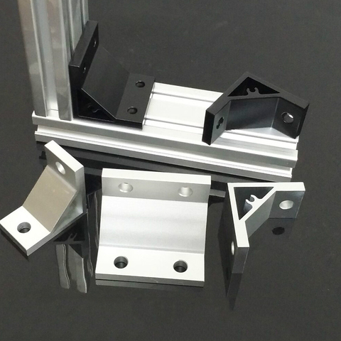 1pcs 90 Degree Corner Angle Bracket Connection Joint for 3030/4040/4545/6060/8080 Series Aluminum Profile ► Photo 1/5