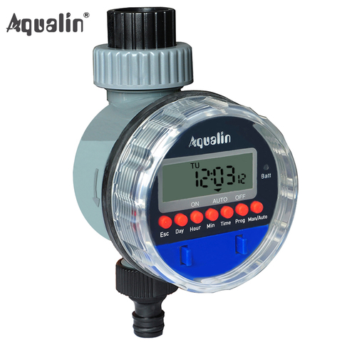 Automatic LCD Display Watering Timer Electronic  Home Garden Ball Valve  Water Timer For Garden  Irrigation Controller#21026 ► Photo 1/6