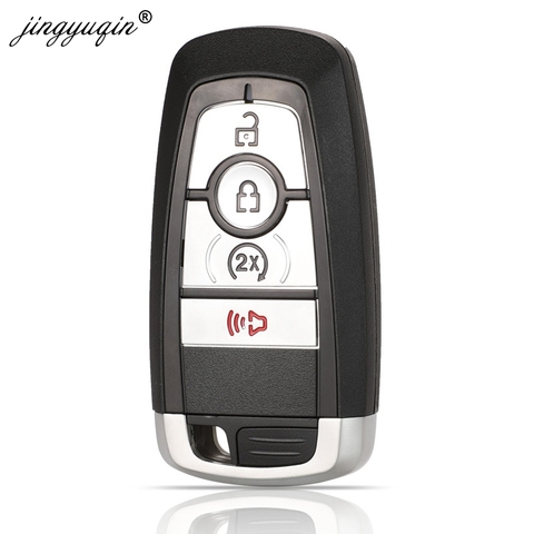 jingyuqin Key Case For Ford Fusion Mustang Explorer F-150 F-250 F-350 2017 2022 4BTN Remote Key Cover Fob Shell Housing ► Photo 1/5