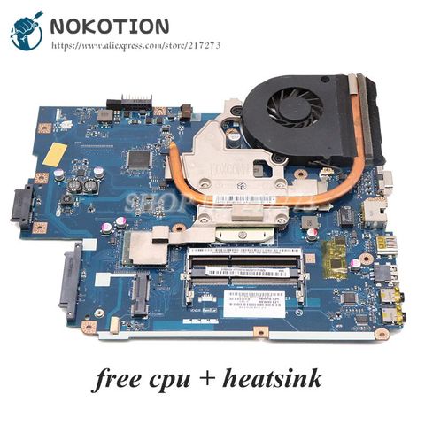 NOKOTION NEW70 LA-5892P For Acer aspire 5741G 5741 5742 5742G PC Motherboard + heatsink Instead LA-5891P LA-5893p LA-5894P ► Photo 1/6