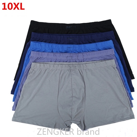 Large Size Male  Cotton Underwears Loose  Boxers Oversized Panties 10XL 9XL 8XL7XL Belts Big Yards Men's Boxer Plus Size ► Photo 1/4