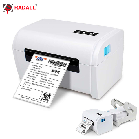 Free Shipping Bluetooth Thermal Label Printer 4 inch Thermal Printer for address bar code Maker with USB/Bluetooth Auto Peeling ► Photo 1/6
