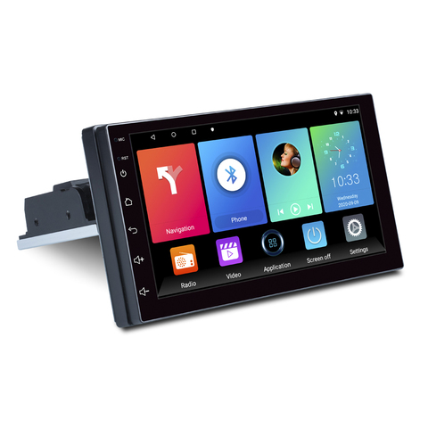 1 DIN Adjustable Car Stereo Radio Android 9.1 7 Inch Contact Screen FM Quad-Core GPS Navigation MP5 Player ► Photo 1/6