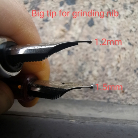 1PC Broad(1.2mm) And Double Broad(1.5mm) Round Nib(Need Your Stuning) For Grinding Nib ► Photo 1/6