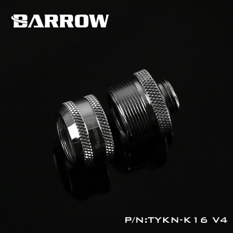 Barrow TYKN-K16V4, OD16mm Hard Pipe Fittings, G1 / 4 Adapter For OD16mm Hard Tubes ► Photo 1/5