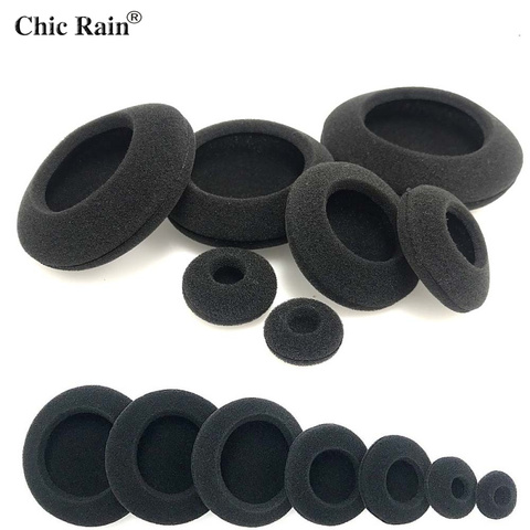 Foam Ear Pads Thicken Sponge Replacement Cushions Covers Earphones for Headphones 35mm 40mm 50mm 55mm 60mm 70mm 80mm 2pcs/pair ► Photo 1/6