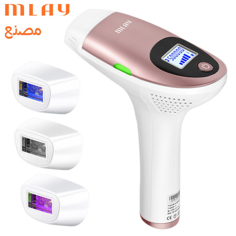 MLAY Laser hair removal Epilator Portable Depilator Machine Full Body Hair Removal Device Painless Personal Care Appliance ► Photo 1/6