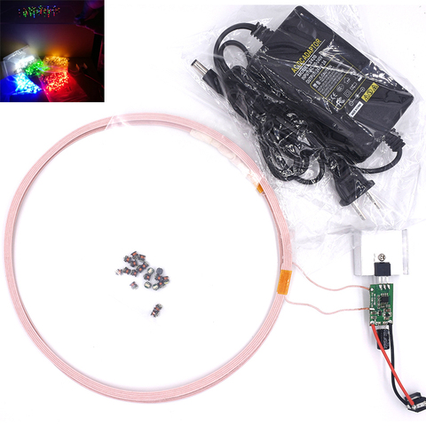 Magnetic Resonance Type Long-distance Wireless Charging Module Wireless Power Supply Lamp with 20 Small Receiving Leds ► Photo 1/3