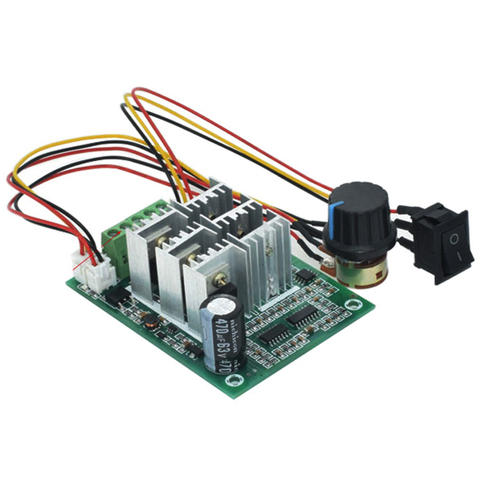 HOT-BLDC Three Phase Brushless Sensorless Motor Controller BL01 15A Violent Fan Modulation DC5V6V9V12V36V Forward and Reverse ► Photo 1/6