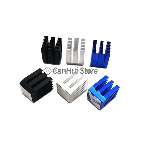 20Pc/Set 9*9*12mm Aluminum Cooling Heat Sink Chip RAM Radiator Heatsink Cooler Gdstime Aluminum Mini IC Chipset Cooling 9x9x12mm ► Photo 1/6