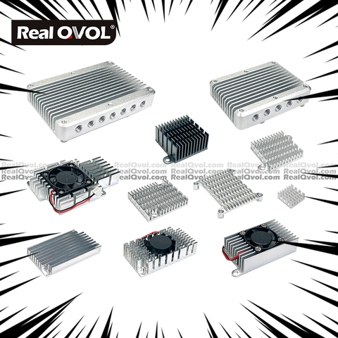 RealQvol FriendlyELEC Heat Sinks Use for Nanopi&NanoPC NEO/AIR/CORE/ZERO/T2/T3/FIRE3/NEO4/M4/R1/R2S/4418/6818 ► Photo 1/1