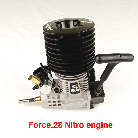 RC Car 1:8 Buggy  Truggy FC Nitro  engine  Force 28 4.65CC Pull starter black 1/8 Nitro Car off road car truggy ► Photo 1/6