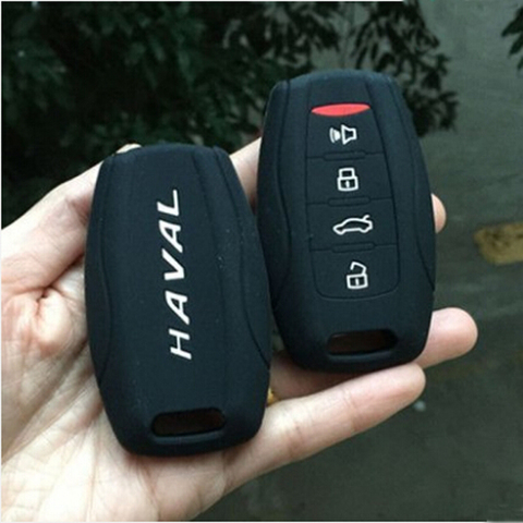 Silicone car styling key cover protector Shell keychain case for HAVAL H2 H3 H5 H6 H7 H8 H9,auto caraccessories ► Photo 1/5