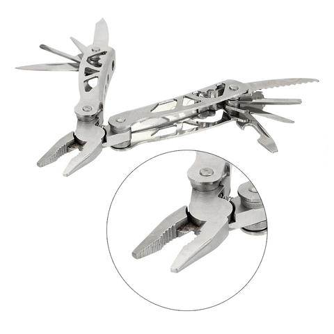 NICEYARD Multifunction Forceps Stainless Multitool Hand Tool Screwdriver Kit Folding Knife Pliers Multi Plier ► Photo 1/6