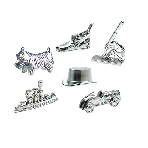 6 Pcs/Set Alloy Chess Pieces Board Games Accessories ► Photo 1/2