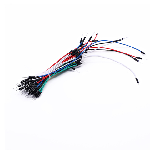 65pcs/Lot New Solderless Flexible Breadboard Jumper wires Cables Bread plate line ► Photo 1/3