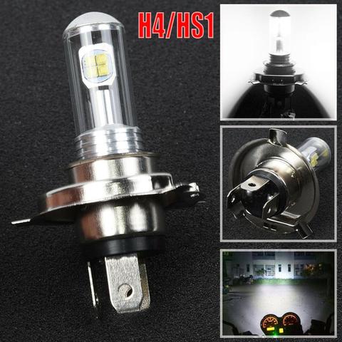 2pcs H4 / HS1 12V 40W 8-LED COB 6500K 4000LM White Motorcycle Hi/Lo Beam Headlight Lamp Bulb Wholesale Quick delivery CSSV ► Photo 1/6