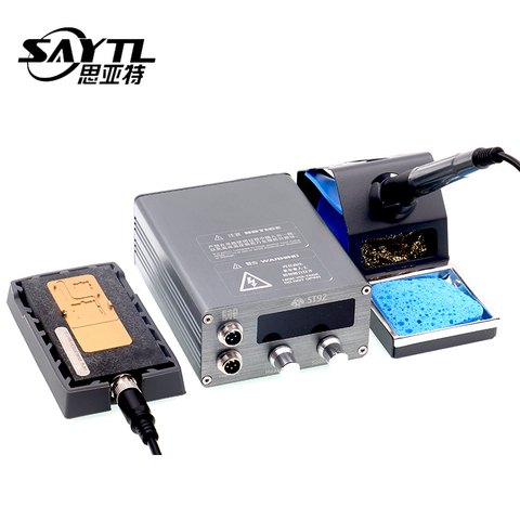OSS ST-92 soldering station electronic welding iron iphone X XS MAX motherboard layered heating station T12 Soldering Iron Tips ► Photo 1/6