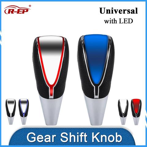 Gear Shift Knob Car Racing Universal with Touch LED for Most Cars Lever Stick shifter Konbs ► Photo 1/6