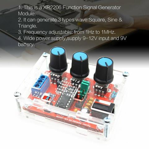 XR2206 Full Assembled Welding Function Signal Generator Welding Version Sine Triangle Square Wave 1HZ-1MHZ DDS ► Photo 1/6