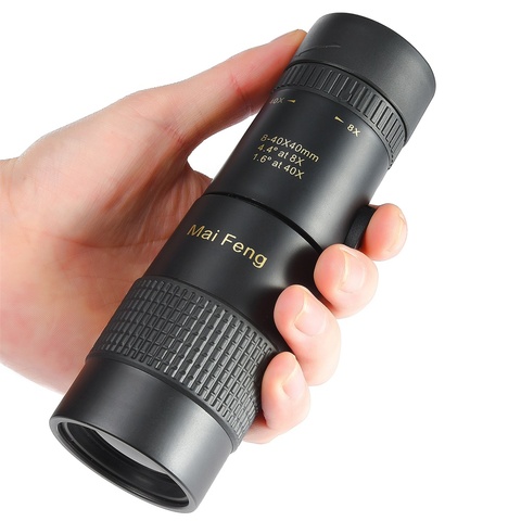 Maifeng Zoom Powerful Professional Monocular Telescope Portable for Camping Hunting All Night Vision 8-40X40 10-30x30 ► Photo 1/6