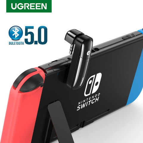 UGREEN Bluetooth 5.0 Transmitter for Nintendo Switch Lite 3.5 Jack 3.5mm Audio Adapter BT Wireless Bluetooth Headphones TV Mode ► Photo 1/6