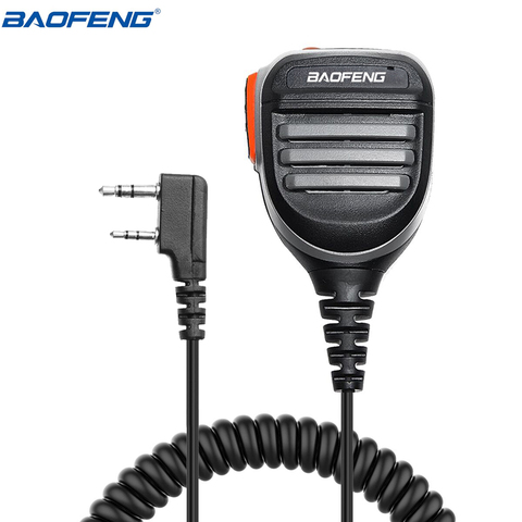 Baofeng Walkie Talkie Speaker Microphone PTT Mic For  Baofeng UV5R UV82 BF-888S BF-V9 BF-C9 UV-S9 PLUS Two Way Radio ► Photo 1/6