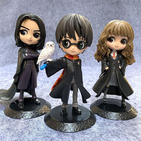 Buy Online Hot Bandai Q Posket Big Eyes Harried Hermione Snape Pvc Anime Dolls Collectible Potter Action Figure Q Version Model Toy Alitools