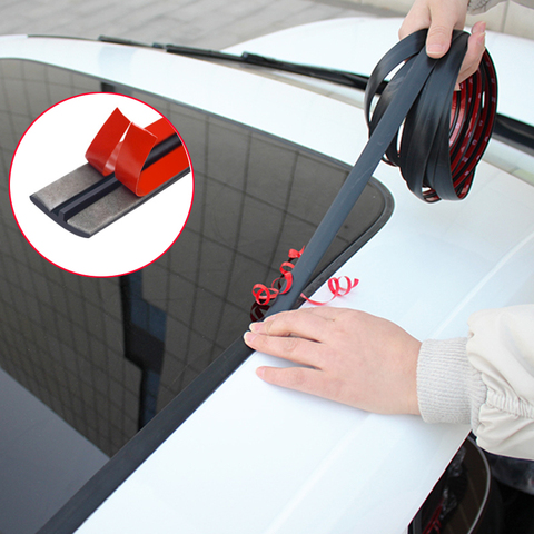 Car Window Edge Windshield Roof Rubber Sealing Strip Sticker For Volkswagen Polo Passat B6 BMW F10 F30 E60 Ford Focus 2 3 Fiesta ► Photo 1/6