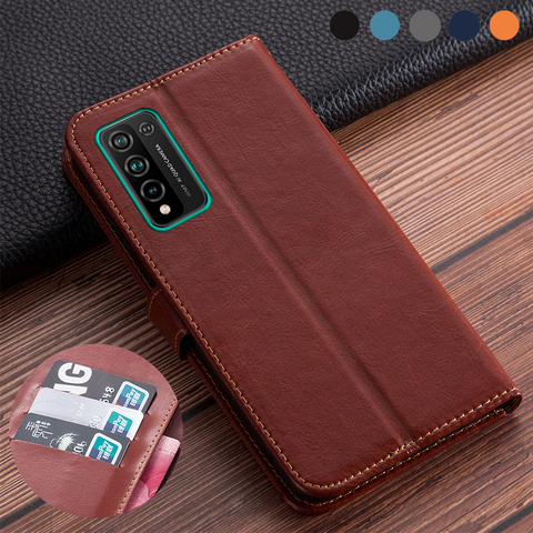 Luxury Flip Case For on HONOR 10X Lite Covers Huawei honor 10X lite DNN-LX9 Wallet Leather Case For honor 10x Light Phone Cover ► Photo 1/6