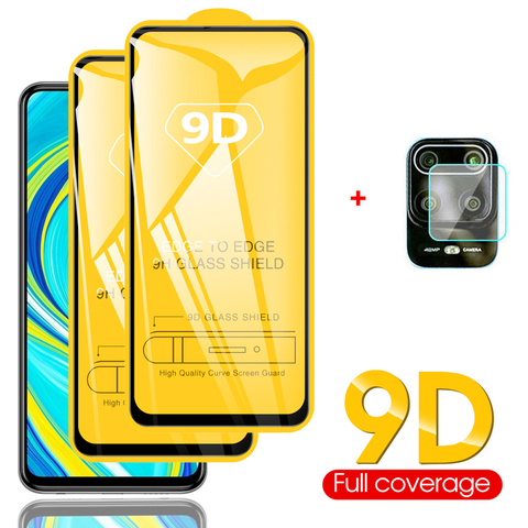 pelicula, tempered glass for redmi note 10 pro camera protection note9s redmi note 9pro screen protector xiaomi note 10pro glass ► Photo 1/6