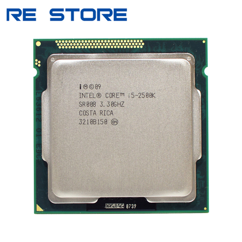 used Intel i5 2500K Quad-Core 3.3GHz LGA 1155 Processor TDP 95W 6MB Cache With HD Graphics i5-2500k Desktop CPU ► Photo 1/2