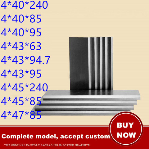 200  sizes 4mm thickness graphite vane carbon Baker vacuum pump carbon sheet air pump blade air pump blade graphite sheet rotary ► Photo 1/6