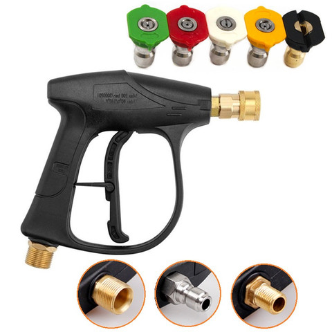 High Pressure Car Wash Gun With 5pcs G1/4 Nozzles Angle Adjustable Jet Washer Clear Tool ► Photo 1/6