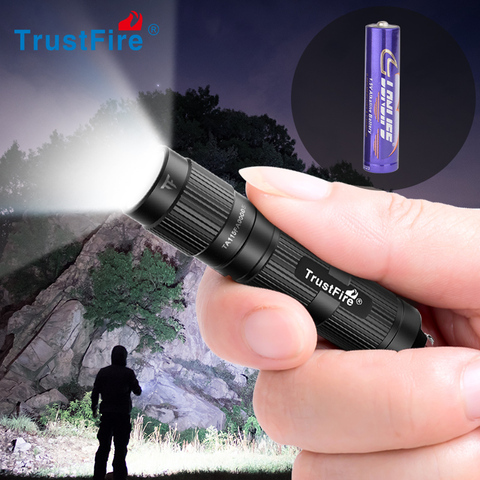 Trustfire Mini3 AAA Keychain Mini LED Flashlight 350 Lumens EDC Small Flash Light Potable Outdoor Lighting Mini Flashlight Lamp ► Photo 1/6