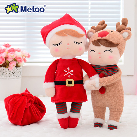Christmas Dolls Metoo Doll  Plush Toys For Girls Baby Cute Cartoon Stuffed Animals For Kids Birthday Gift ► Photo 1/6