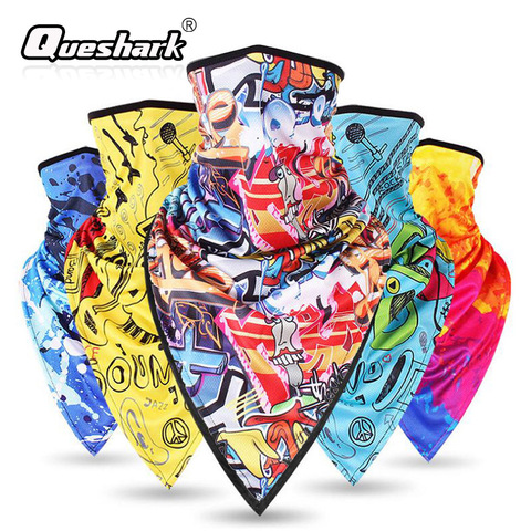Triangle Printed Pattern Windproof Bicycle Face Mask Breathable Cycling Mask Sports Cold Protection Snowboard Skiing Mask Scarf ► Photo 1/6