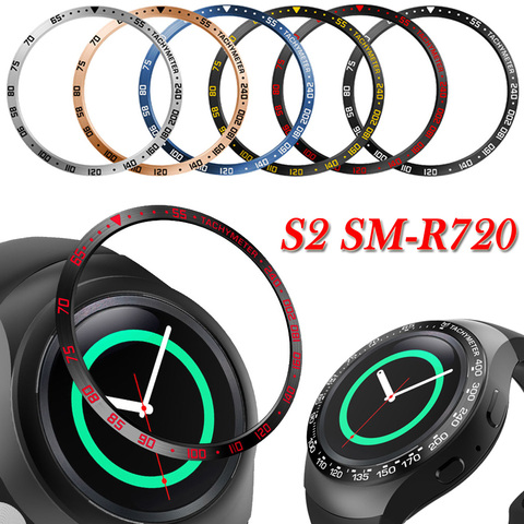 For Samsung Gear S2 SM-R720 Watch Dial Bezel Ring Styling Case Adhesive Cover Anti Scratch Protection Bezel ► Photo 1/5