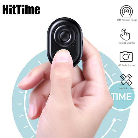 HitTime Bluetooth Wireless Selfie Remote Control Multimedia Camera Shutter Recording Video Release for iphone Android Smartphone ► Photo 1/6