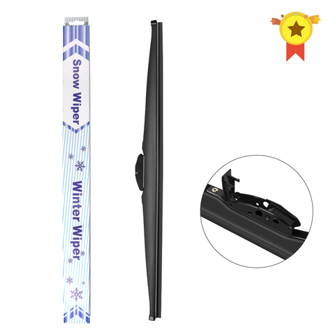 Winter Snow Wiper Blade U Hook Universal High Quality Natural Rubber Windshield Windscreen Auto Car Accessories 1 Pc ► Photo 1/6